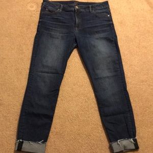 Kut from the Kloth Dark Wash Skinny Jeans
